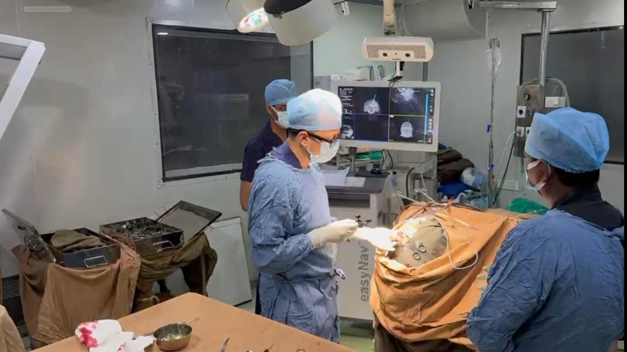 Spine Surgery Setup
